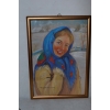 P. STACHIEWICZ - PORTRET GÓRALKI - STARA PASTEL