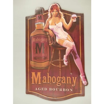 BLASZANY SZYLD - MAHOGANY BOURBON - LASKA WHISKEY