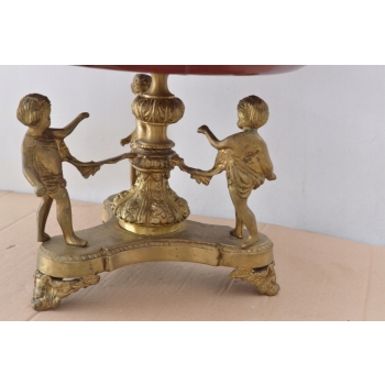 owocnik WAZA WAZON - PORCELANA BRĄZ POSTACIE