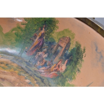 owocnik WAZA WAZON - PORCELANA BRĄZ POSTACIE