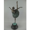 TANCERKA z brązu patynowanego - BALLERINA 68CM