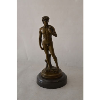 DAVID MICHELANGELO figura brąz POSTAĆ MITOLOGIA