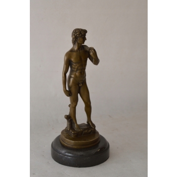 DAVID MICHELANGELO figura brąz POSTAĆ MITOLOGIA