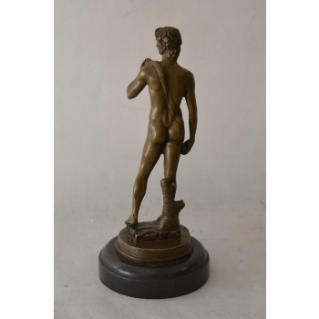 DAVID MICHELANGELO figura brąz POSTAĆ MITOLOGIA