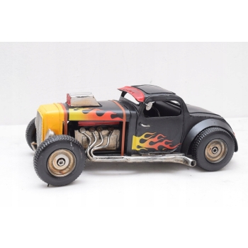 METALOWY MODEL KOLEKCJONERSKI auto HOT ROD FIRE