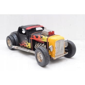 METALOWY MODEL KOLEKCJONERSKI auto HOT ROD FIRE