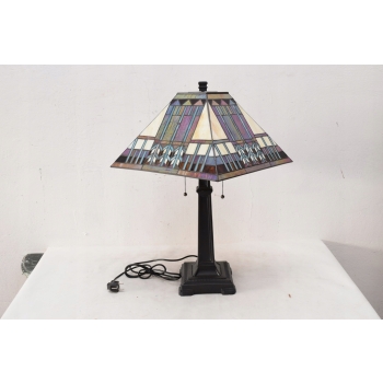 Lampa Witrażowa Styl Tiffany Glass witraż RÓŻE