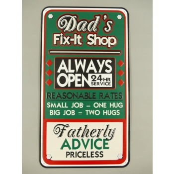 BLASZANY SZYLD - DADS FIX SHOP SERVICE 24