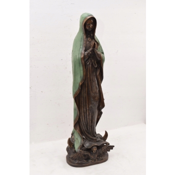 MATKA BOSKA - MARIA -FIGURA Z BRĄZU kapliczka 74CM