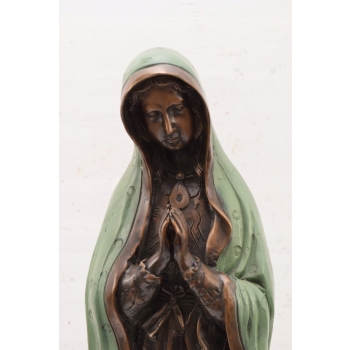 MATKA BOSKA - MARIA -FIGURA Z BRĄZU kapliczka 74CM