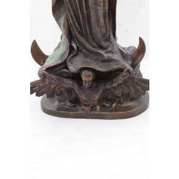 MATKA BOSKA - MARIA -FIGURA Z BRĄZU kapliczka 74CM