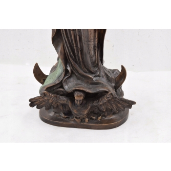 MATKA BOSKA - MARIA -FIGURA Z BRĄZU kapliczka 74CM