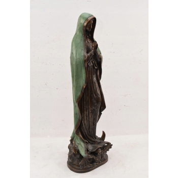 MATKA BOSKA - MARIA -FIGURA Z BRĄZU kapliczka 74CM