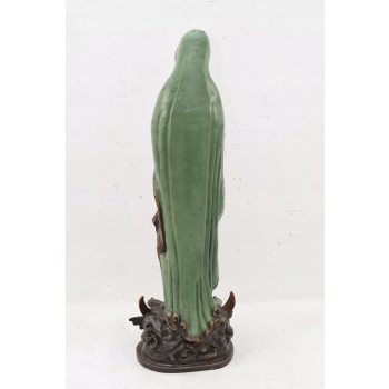MATKA BOSKA - MARIA -FIGURA Z BRĄZU kapliczka 74CM