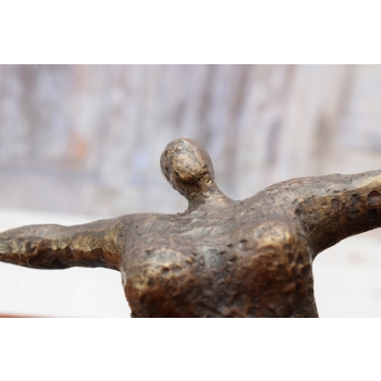 Tancerka Rubensowskie Kształty Figura z brązu