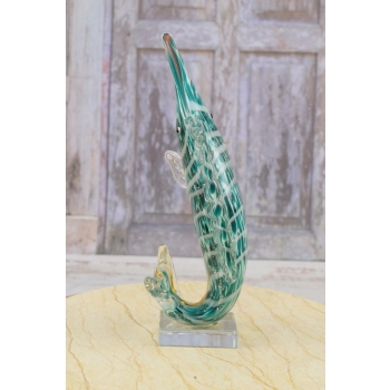 Szkło Murano Style - Ryba Miecznik Glass Figurka