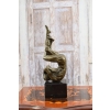 Akt Męski Tancerz Modernistyczna - Figura z brązu