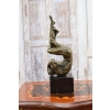 Akt Męski Tancerz Modernistyczna - Figura z brązu
