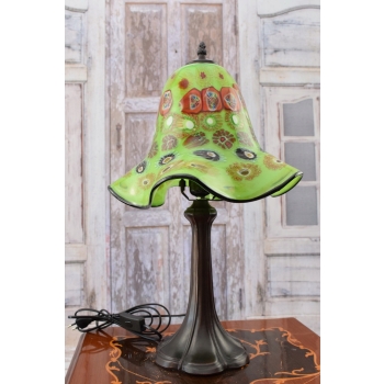 Lampa Stojąca Szkło Murano Style - Lampa Biurowa