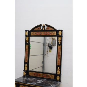 BOULLE KOMODA Z LUSTREM LUSTRO, SZAFA - UNIKAT