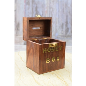 Drewniana Marynistyczna Skarbonka - Money Box - Prezent dla Żeglarza