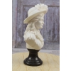 Popiersie Arystokratki - Marmurowa Figura - Dama Kameliowa w Kapeluszu