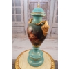 Muzealny Porcelanowy Malowany Wazon - Waza - Amfora Puchar Malowana Złocona
