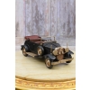 Metalowy Model Samochód -Czarny Cabrio Vintage Auto - Zabytkowy samochód
