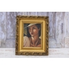 TAMARA De Łempicka - Portret Kobiety - Art Deco - Stary Obraz Olejny