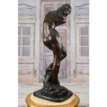 Auguste Rodin Ewa - Posąg Akt Kobiety - Sygn - Rzeźba Figura z Brązu