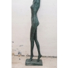 Akt Kobiety - Brąz Patynowany - Secesja - Goła Kobieta Figura z Brązu 160cm