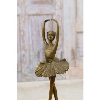 Milo - Młoda Tancerka - Baletnica Ballerina - Figura Rzeźba z Brązu