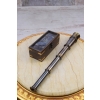 Elegancka Mosiężna Luneta w Drewnianym Etui - London 1915
