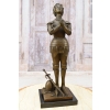 Rzeźba Joanna d'Arc - Dziewica Orleańska - Figura Rzeźba z Brązu