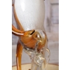 Szkło Murano Style Glass Figura - Małpa Małpka - Vintage Włochy