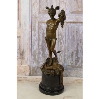 PERSEUSZ I MEDUZA - Perseusz - Meduza - figura z brązu rzeźba