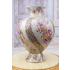 Porcelanowy Malowany Wazon w Kwiaty - Secesja - Sygnowany