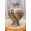 Porcelanowy Malowany Wazon w Kwiaty - Secesja - Sygnowany