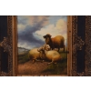 Owce w Zagrodzie - Owce - Wieś - Obraz Olejny - Piękna Rama
