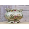 Patera Koszyk Porcelana Malowana w Kwiaty - Sygnowana