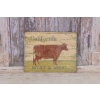 BLASZANY SZYLD - KROWA CALIFORNIA MEAT AND MEAL