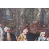 Francuska Arystokracja - Francja - Pałacowa Rama Obraz na Płótnie 96x128cm