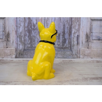 KOLOROWY Pies Buldog - GRAFFITI - NOWOCZESNA FIGURA Dekoracja Prezent
