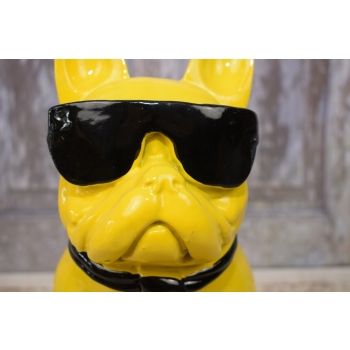 KOLOROWY Pies Buldog - GRAFFITI - NOWOCZESNA FIGURA Dekoracja Prezent
