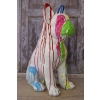 KOLOROWY Pies Buldog - GRAFFITI - NOWOCZESNA FIGURA - Dekoracja
