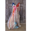 KOLOROWY Pies Buldog - GRAFFITI - NOWOCZESNA FIGURA - Dekoracja