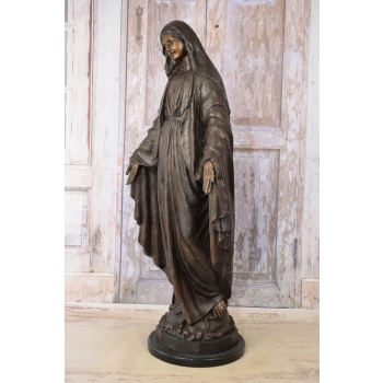 Maryja Matka Boża Madonna - Figura z Brązu Rzeźba - Dekoracja Ozdoba