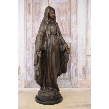 Maryja Matka Boża Madonna - Figura z Brązu Rzeźba - Dekoracja Ozdoba