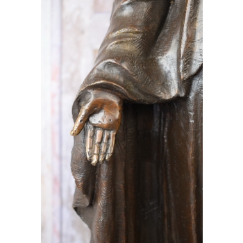 Maryja Matka Boża Madonna - Figura z Brązu Rzeźba - Dekoracja Ozdoba