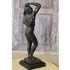 Auguste Rodin Adam - Posąg Akt Mężczyzny - Sygn - Rzeźba Figura z Brązu